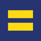 Image of a yellow equal sign on a navy background